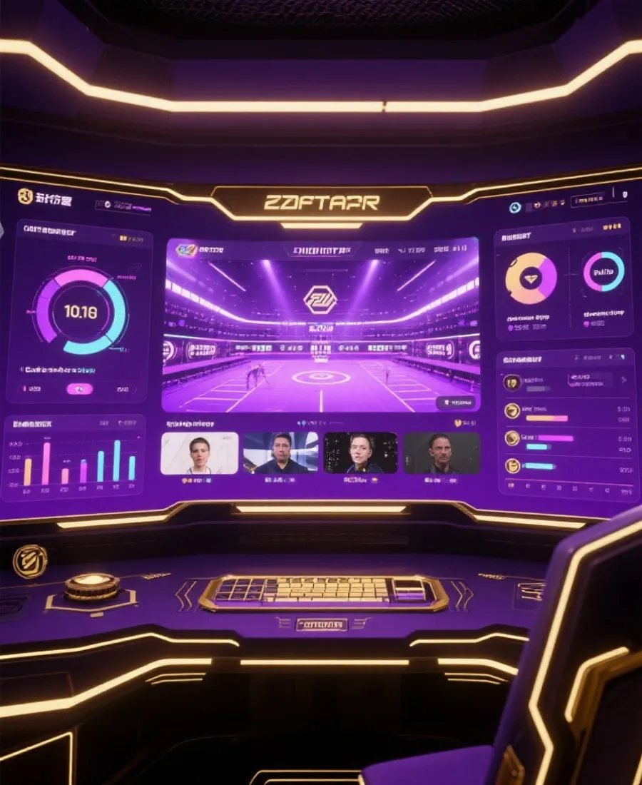 官方数字娱乐矩阵视觉展示